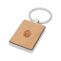 Прямоугольный брелок Mauro из бука, дерево