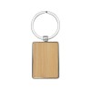 Прямоугольный брелок Neta из бамбука, дерево