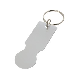 Rhea брелок в виде корзины для покупок, серебряный