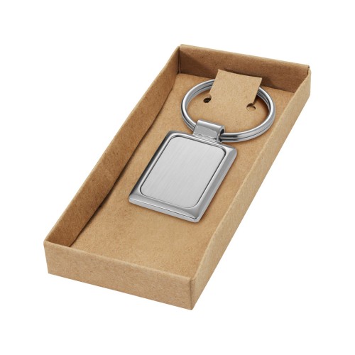 Брелок «Квадро», серебристый