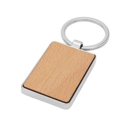 Прямоугольный брелок Mauro из бука, дерево