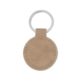 Брелок "Alen" круглый, бежевый