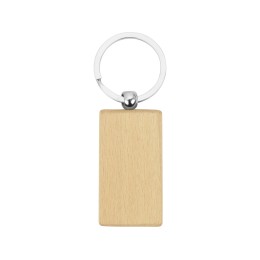 Брелок "Wood RCT" прямоугольный, бежевый