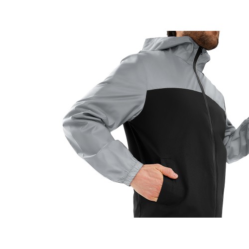 Ветровка светоотражающая «Рефлектор гибрид», светоотражающий/черный