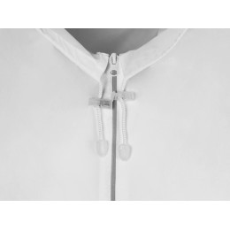 Короткий дождевик "Tornado" со светоотражающими элементами, белый