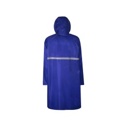 Длинный дождевик Lanai  из полиэстера со светоотражающей тесьмой, кл.синий