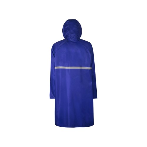 Длинный дождевик Lanai  из полиэстера со светоотражающей тесьмой, кл.синий
