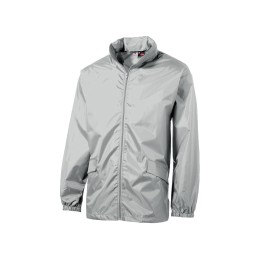 Ветровка "Miami" мужская с чехлом, серебристый