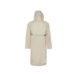 Длинный дождевик Lanai  из полиэстера со светоотражающей тесьмой, молочный