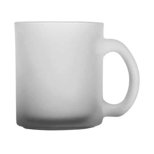 Стеклянная матовая кружка "Омбре" с градиентом для сублимации, черный