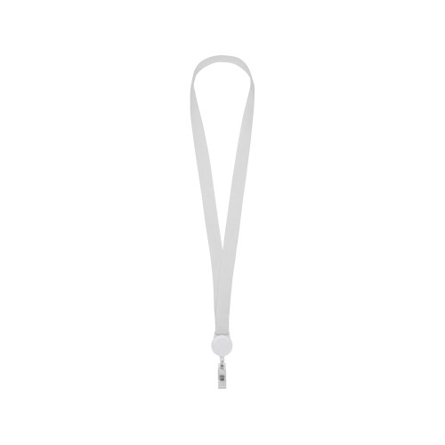 Ланьярд с ретрактором, белый