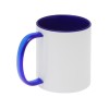 Керамическая кружка со стеклянной ручкой для сублимации "Charm", синий