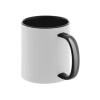 Керамическая кружка со стеклянной ручкой для сублимации "Charm", черный