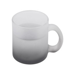 Стеклянная матовая кружка "Омбре" с градиентом для сублимации, черный