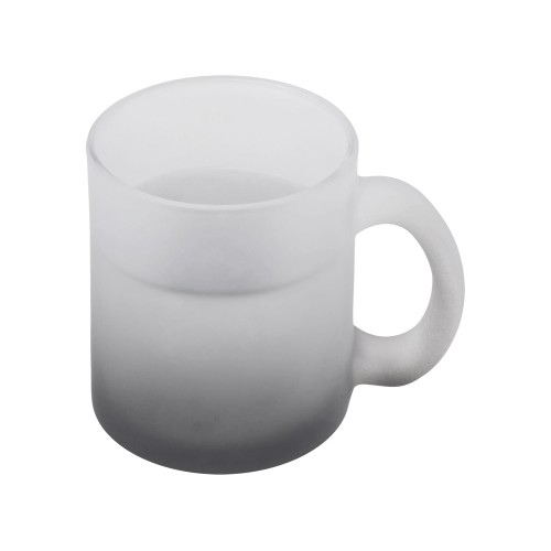 Стеклянная матовая кружка "Омбре" с градиентом для сублимации, черный