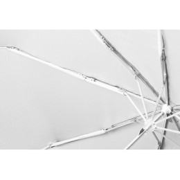 Зонт складной "Tempe", механический, 3 сложения, с чехлом, белый