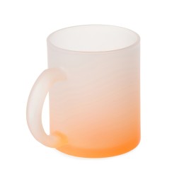 Стеклянная матовая кружка "Омбре" с градиентом для сублимации, оранжевый