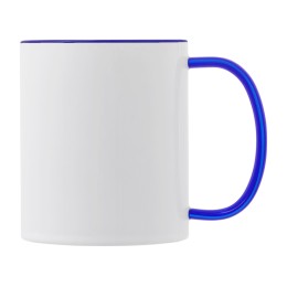 Керамическая кружка со стеклянной ручкой для сублимации "Charm", синий