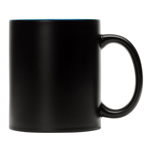 Кружка-хамелеон Surprise матовая, черный/голубой