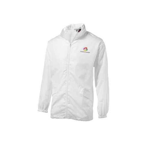 Ветровка "Miami" мужская с чехлом, белый