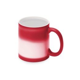Кружка-хамелеон Magic матовая, красный/белый