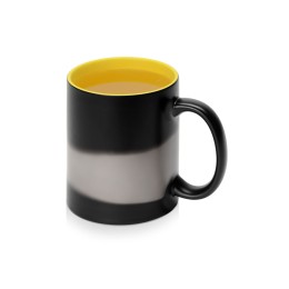 Кружка-хамелеон Surprise матовая, черный/желтый