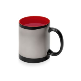 Кружка-хамелеон Surprise матовая, черный/красный