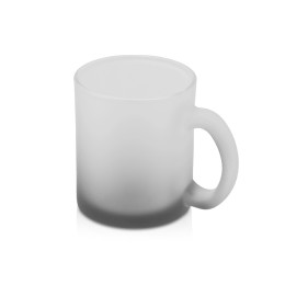 Стеклянная матовая кружка "Омбре" с градиентом для сублимации, черный