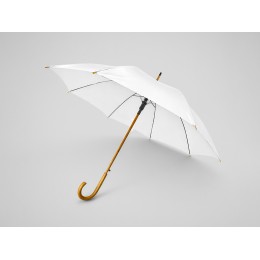 Зонт-трость "Радуга", белый