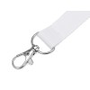 Ланьярд с карабином и замком безопасного разрыва, белый