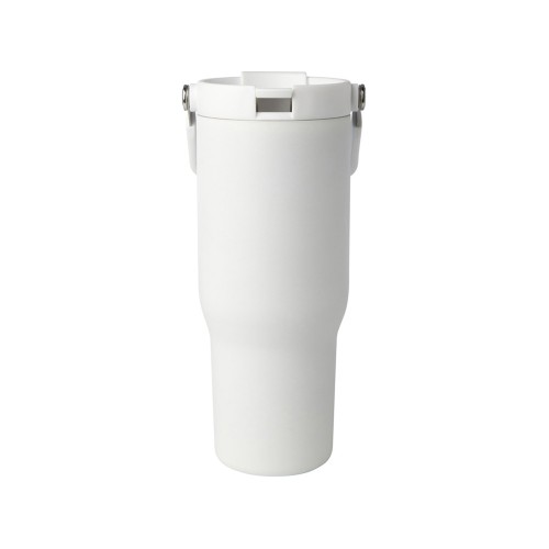 Термостакан Bronx объемом 900 мл из меди и переработанной нержавеющей стали, сертифицированной по стандарту RCS, с вакуумной изоляцией и крышкой с двойной функцией - Белый