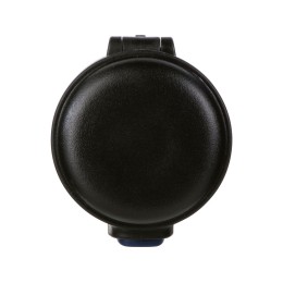 Вакуумная термокружка Waterline c кнопкой «Guard», 400 мл, тубус, темно-синий