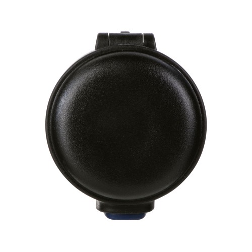 Вакуумная термокружка Waterline c кнопкой «Guard», 400 мл, тубус, темно-синий