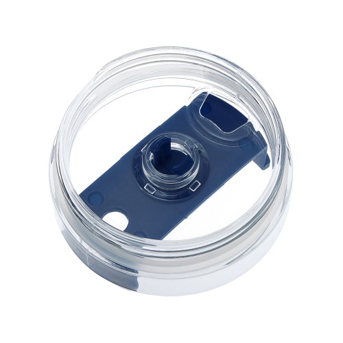 Термокружка «Крэнстон» с двойными стенками из переработанной нержавеющей стали, синий нейви