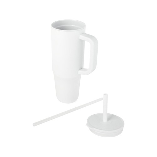 Brady термостакан с силиконовой трубочкой, 900 мл, сертифицированный согласно RCS- Белый