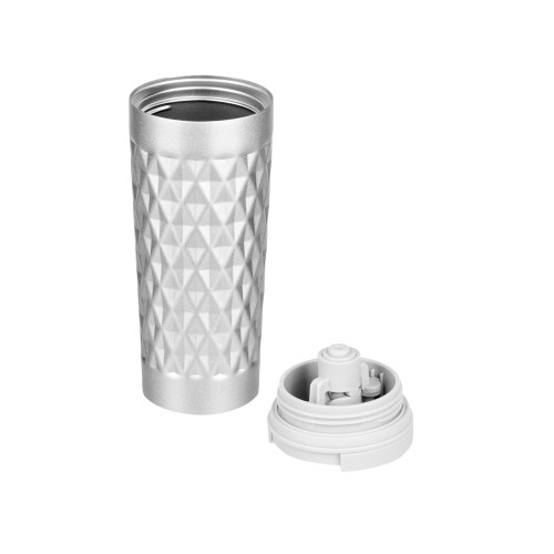 Герметичная вакуумная термокружка "Matrix",450 мл, серебристый