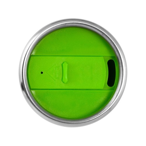 Термостакан Elwood c изоляцией, серебристый/лайм