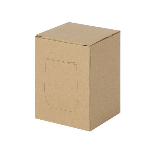 Вакуумная термокружка "Sense", непротекаемая крышка, крафтовая упаковка, темно-серый (gun)