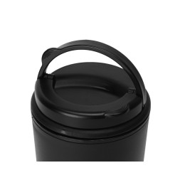 Стакан-тамблер Moment с кофейной крышкой, 350 мл, цвет черный