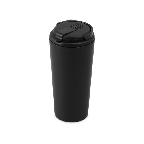 Термокружка с трубочкой «Moment Straw», 350 мл, черный