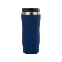 Термокружка "Mony Steel" 350 мл, soft touch, темно-синий