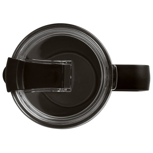 Термокружка «Кенчер» с двойными стенками из нержавеющей стали 304 и полипропилена, черный