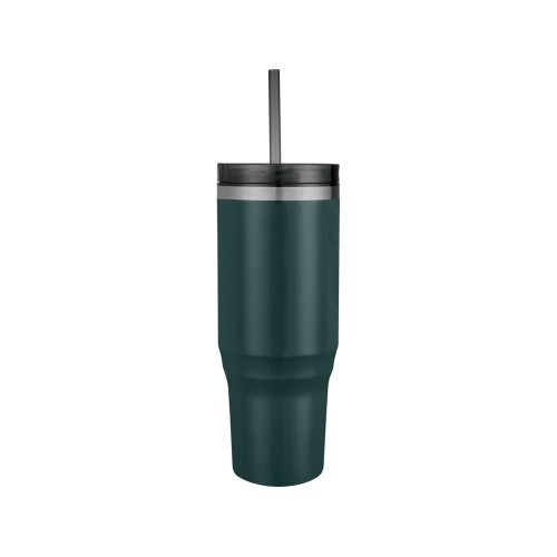 Melbourne кружка 1200 мл, сертифицированная согласно RCS, с соломинкой - Зеленый