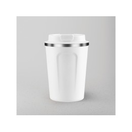 Термокружка CAFe COMPACT, 380 мл, белый