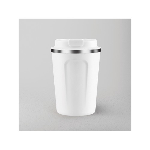 Термокружка CAFe COMPACT, 380 мл, белый