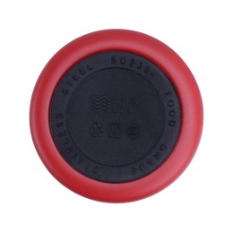 Вакуумная термокружка Waterline с медной изоляцией «Bravo», 400 мл, тубус, красный