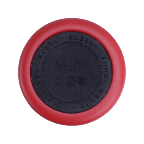 Вакуумная термокружка Waterline с медной изоляцией «Bravo», 400 мл, тубус, красный