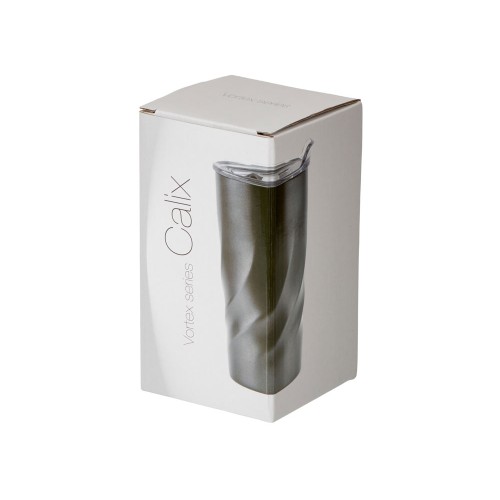 Вакуумная термокружка с медной изоляцией «Calix», 400 мл, серый