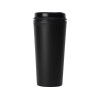 Стакан-тамблер Moment с кофейной крышкой, 350 мл, цвет черный