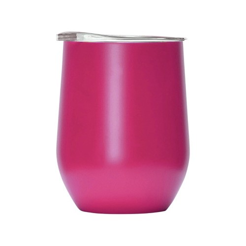 Вакуумная термокружка "Sense", непротекаемая крышка, розовый